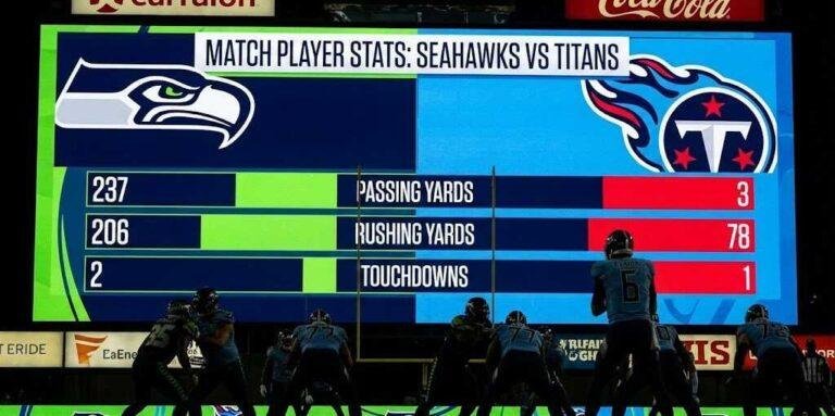 Seahawks vs Tennessee Titans Match Player Stats