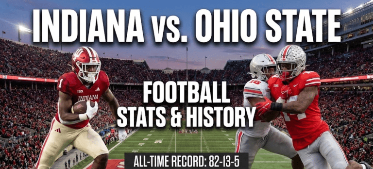 Indiana Hoosiers vs Ohio State Buckeyes Football Stats