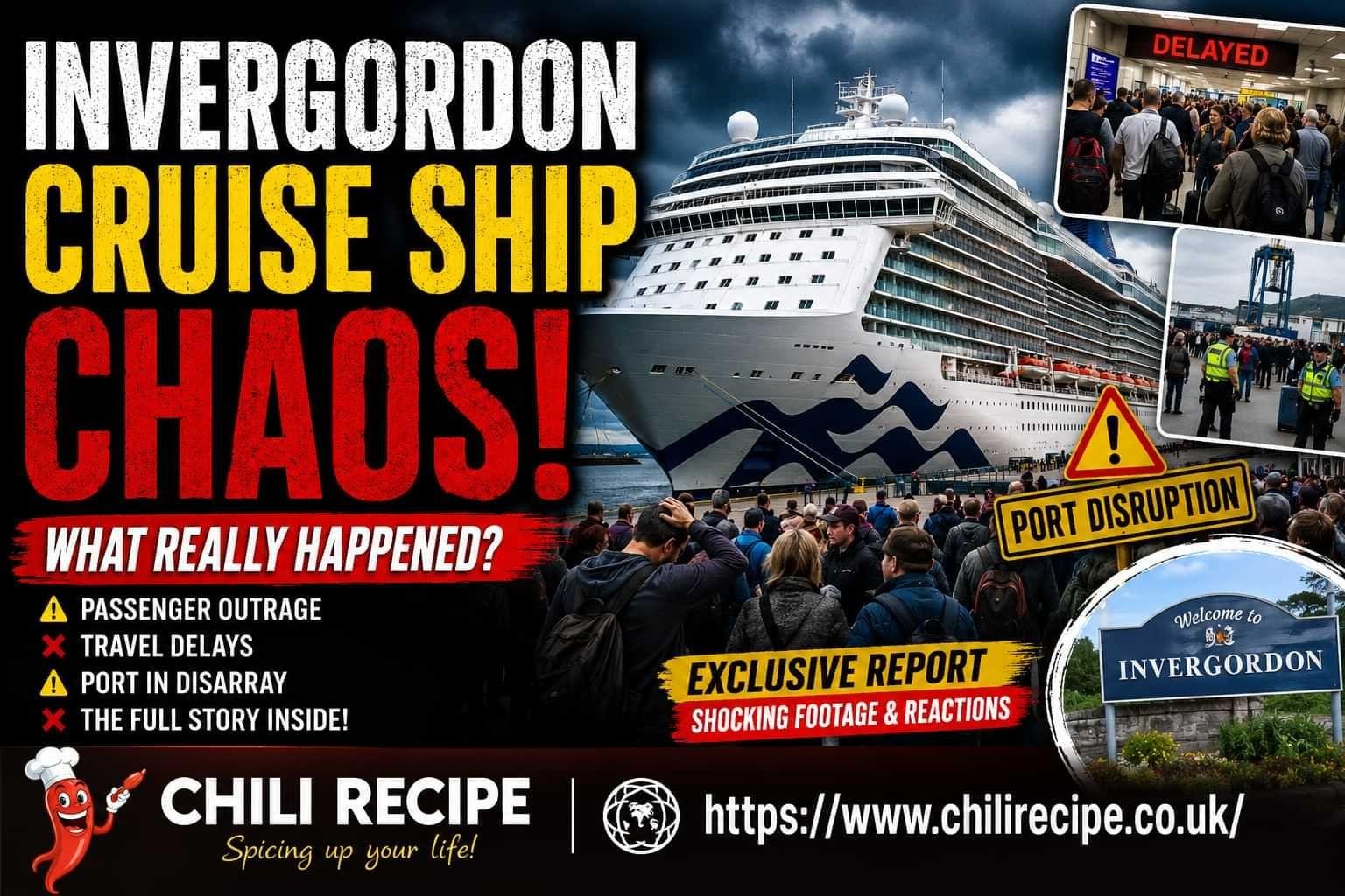 Invergordon Cruise Ship Chaos