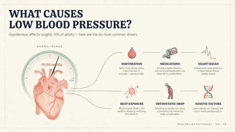 what causes low blood pressure